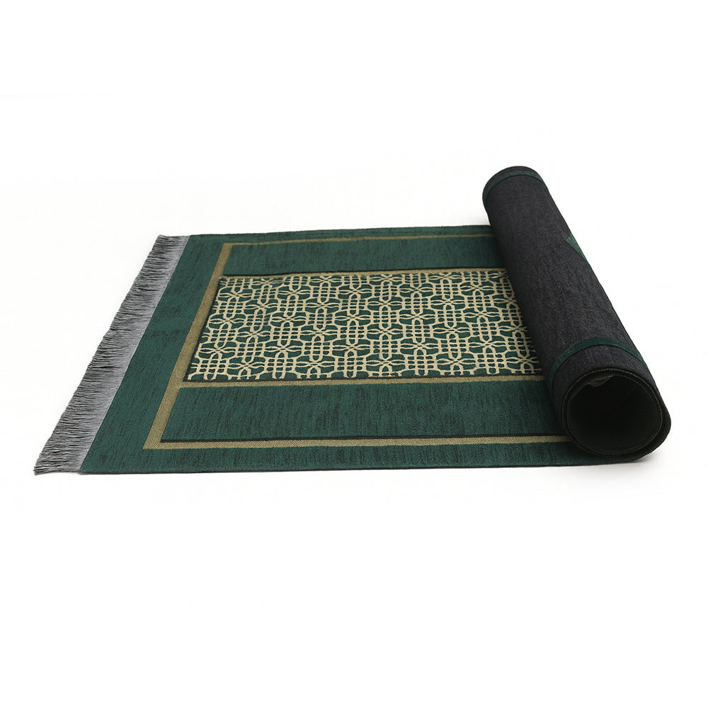 Mehraab Chenille Prayer Mat Green AMTY 7065