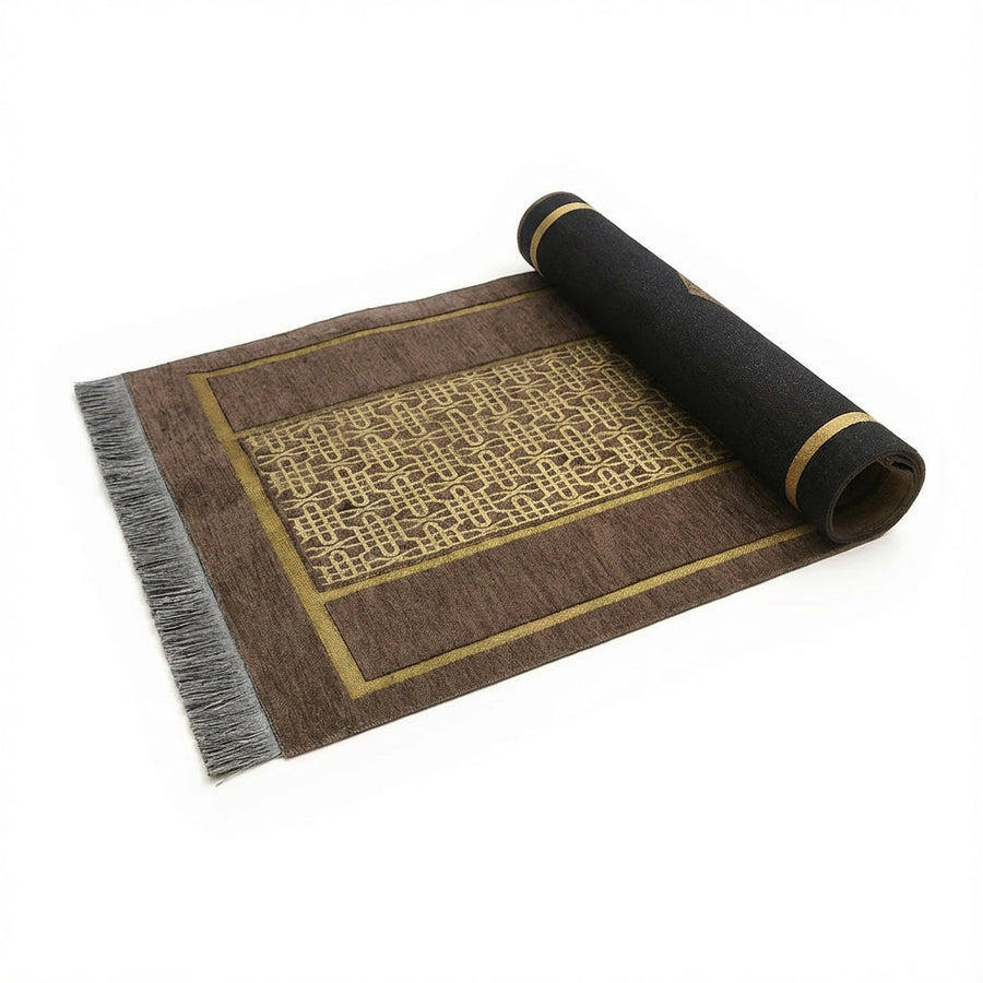 Mehraab Chenille Prayer Mat Mink AMTY 7065