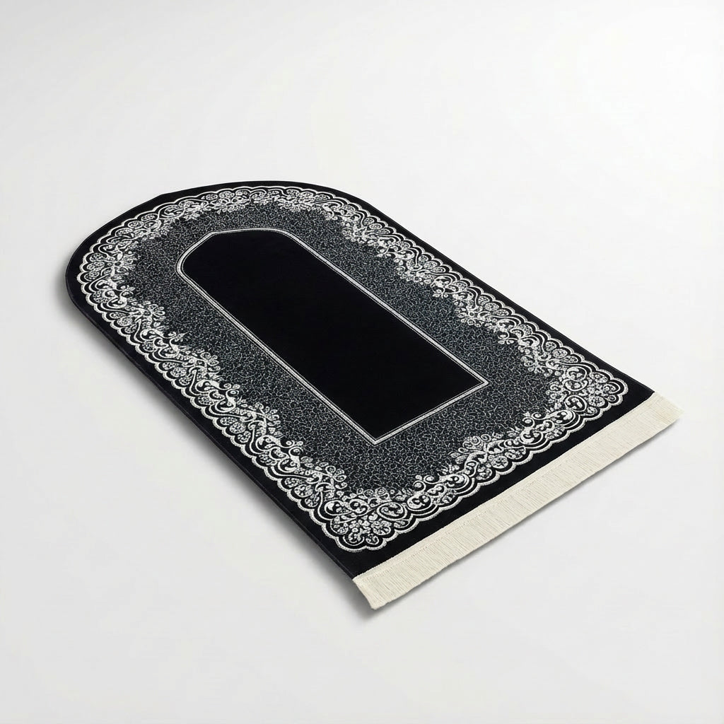 Arched Prayer Mat Black AMTY-7119