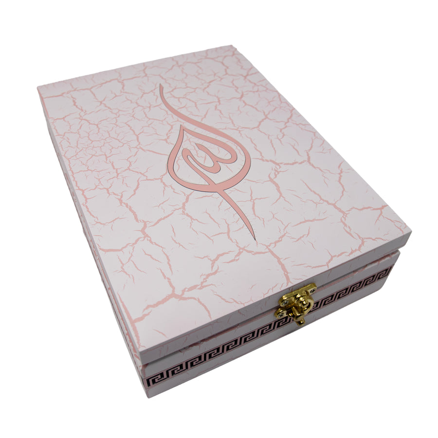 Supreme Quran Cover With Quran Pink 19339