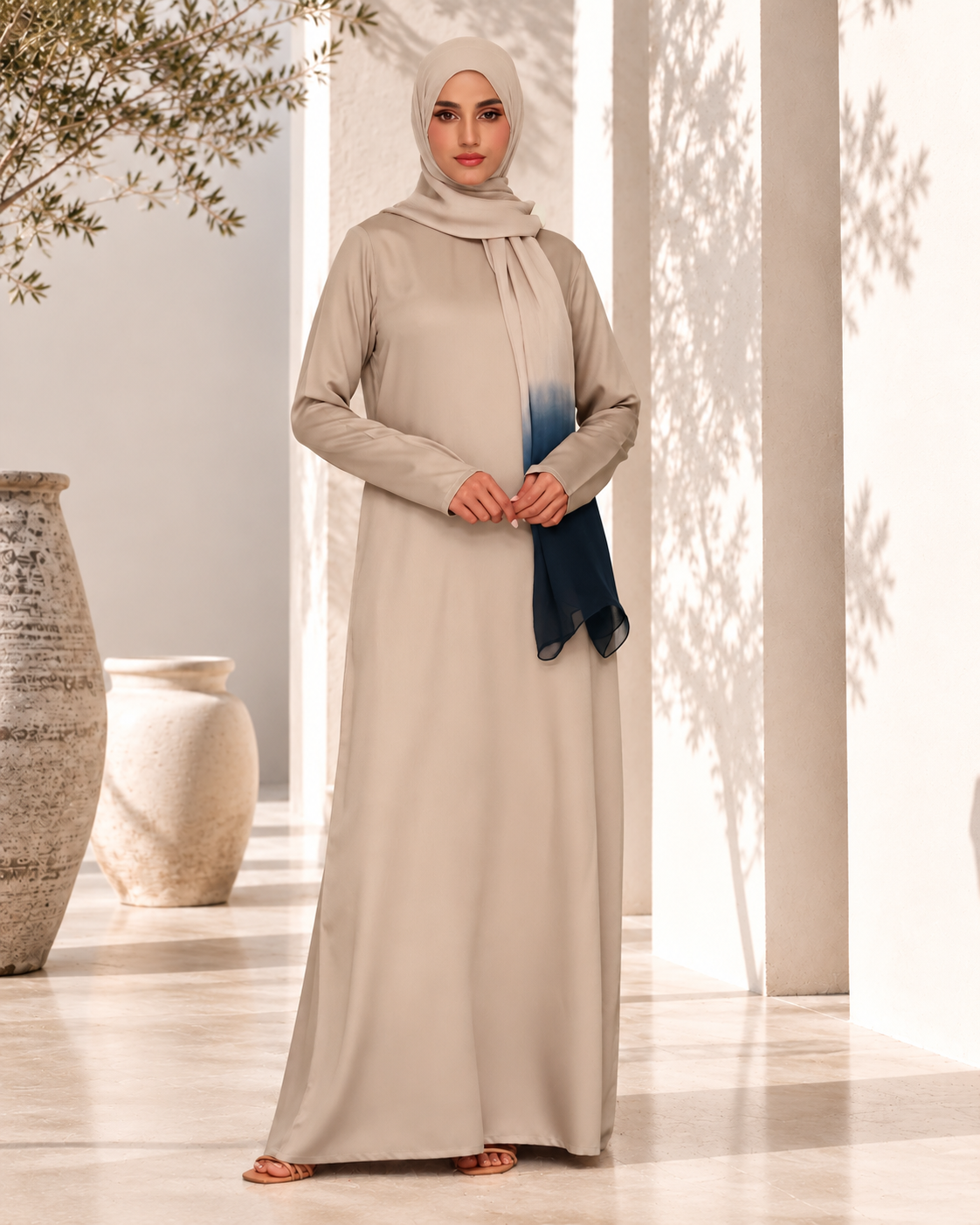 Inaya Abaya Khaki 223