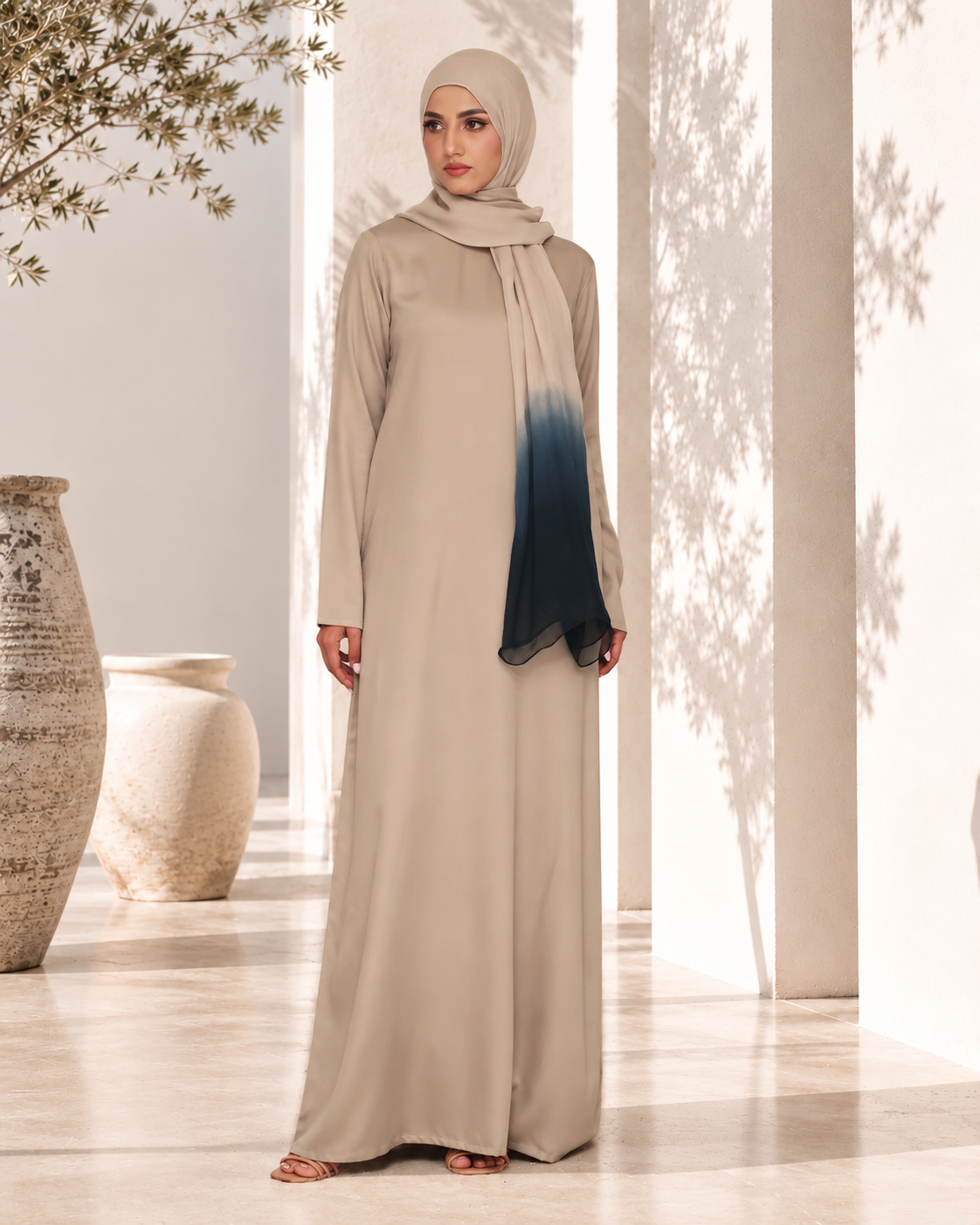 Inaya Abaya Khaki 223