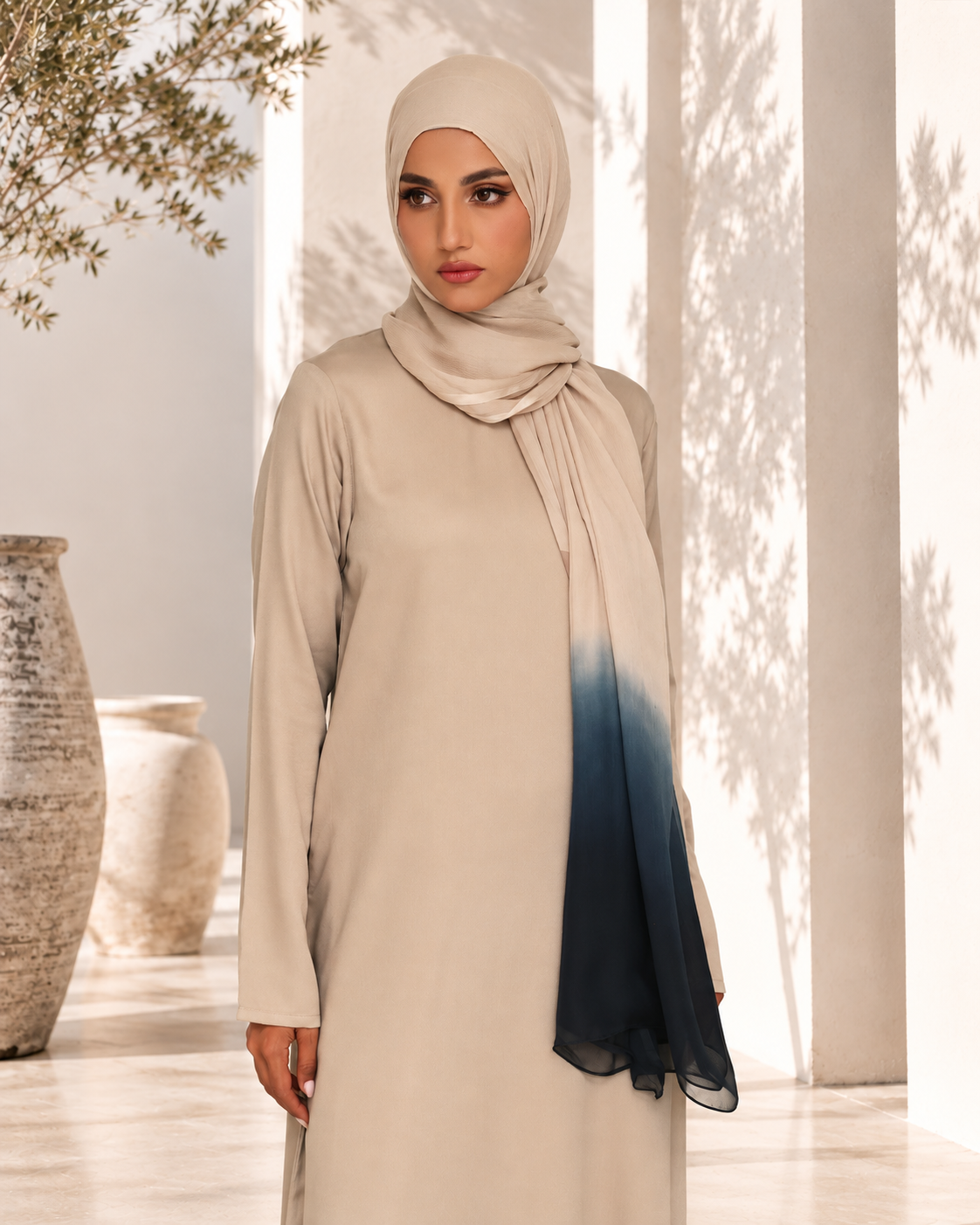 Inaya Abaya Khaki 223