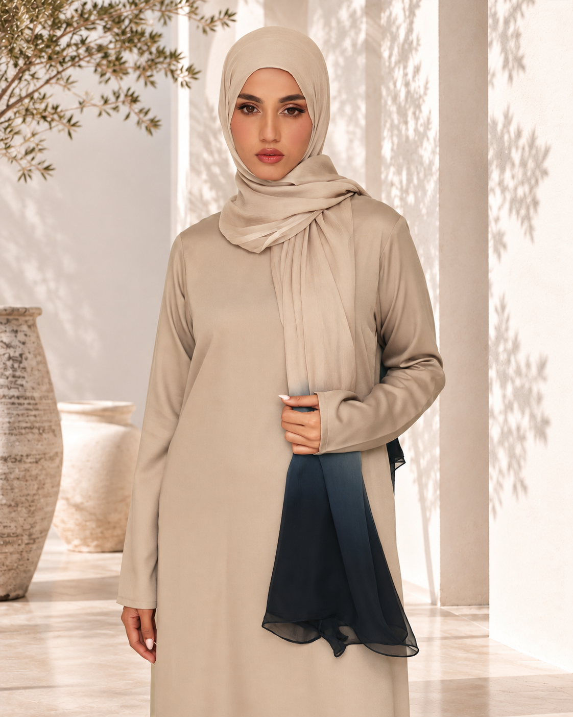 Inaya Abaya Khaki 223