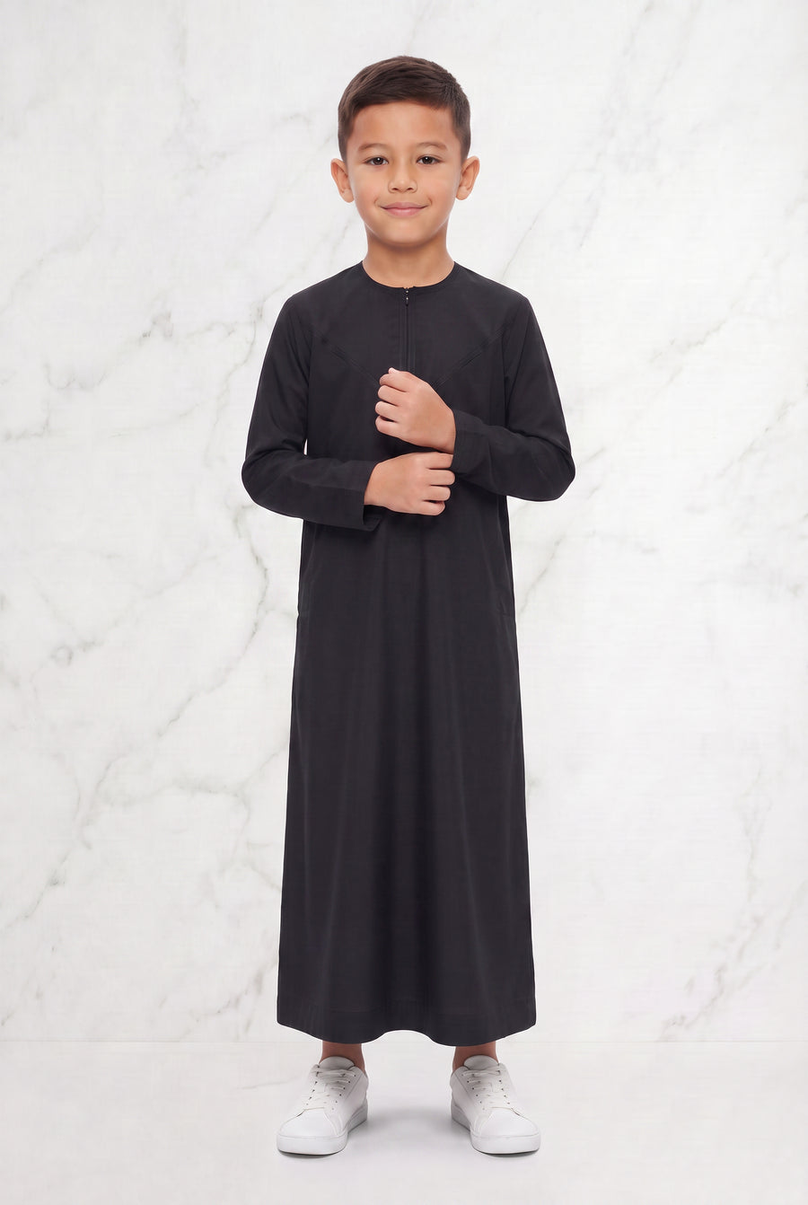 Boys Omani Thobe Black ASB 516