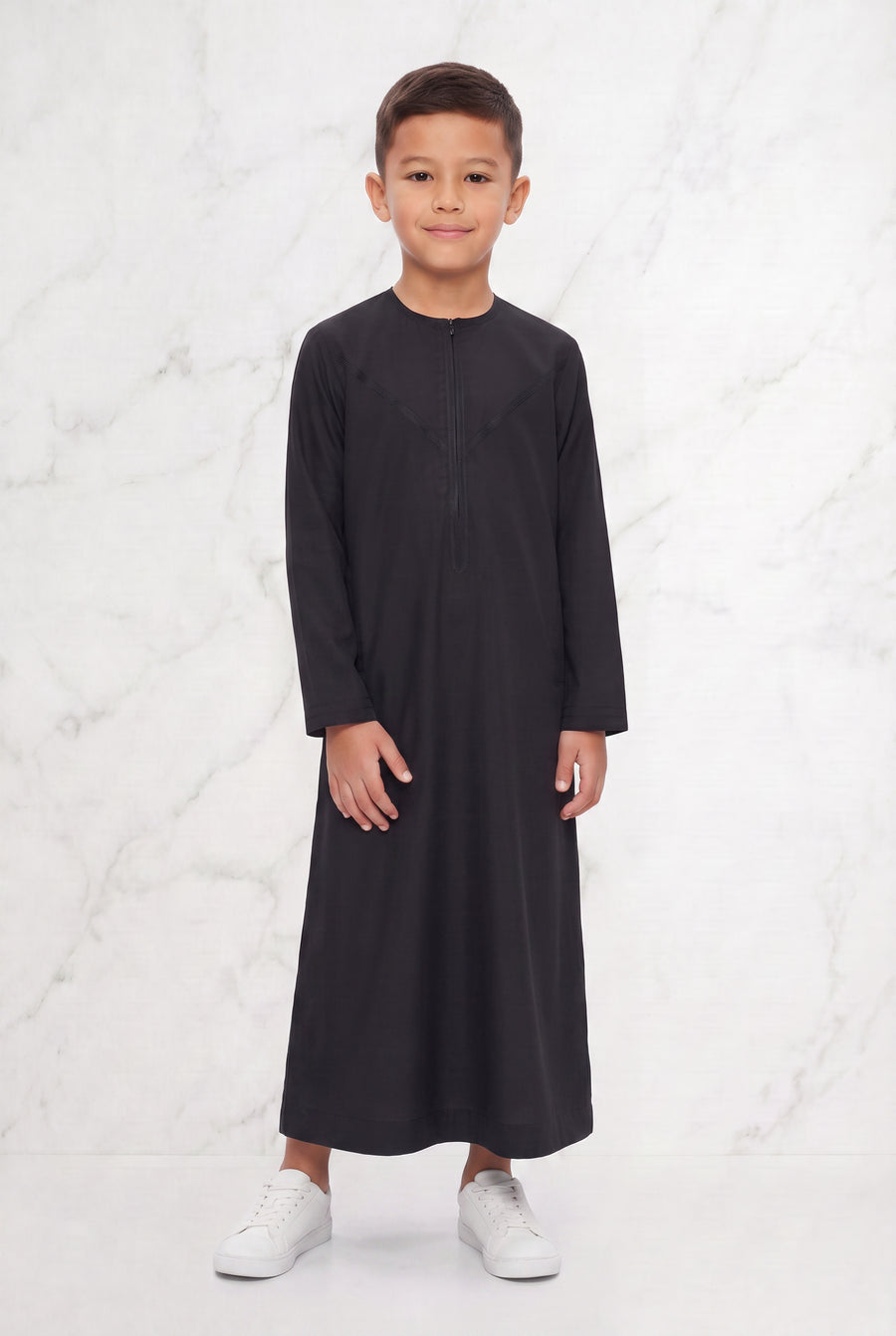 Boys Omani Thobe Black ASB 516