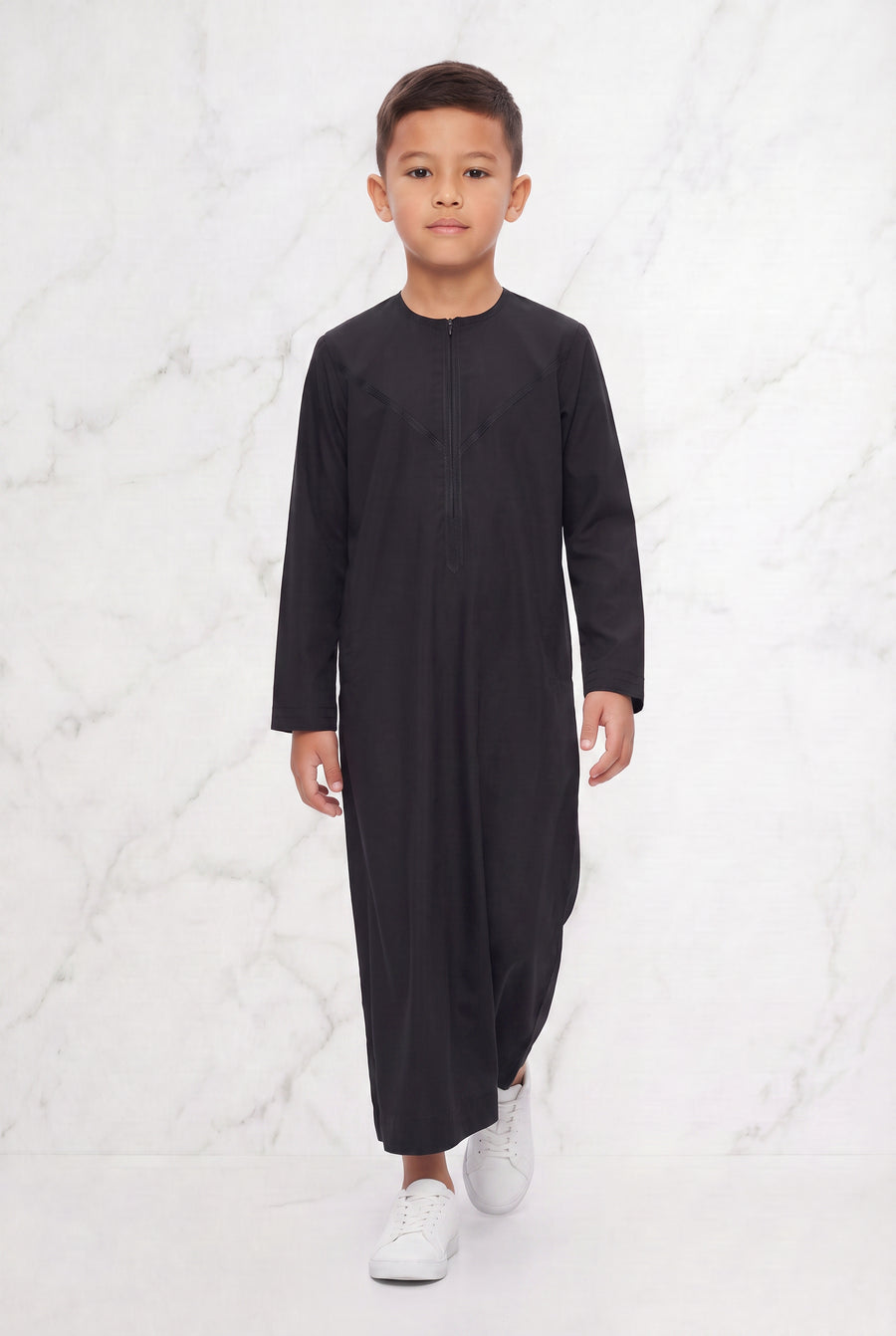 Boys Omani Thobe Black ASB 516