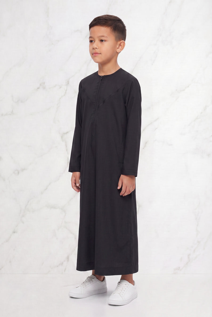 Boys Omani Thobe Black ASB 516