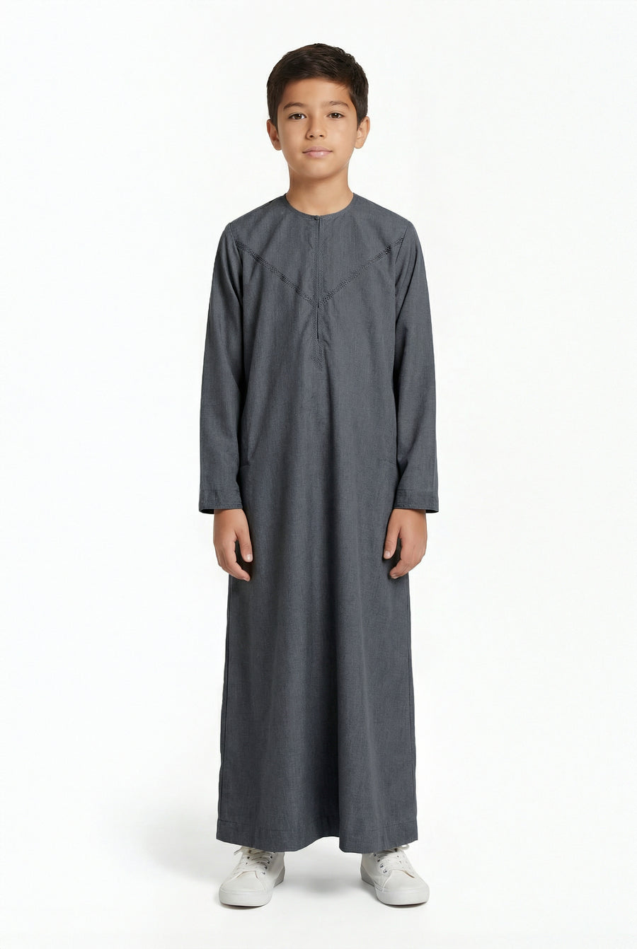 Boys Omani Thobe Black 647 Col 04