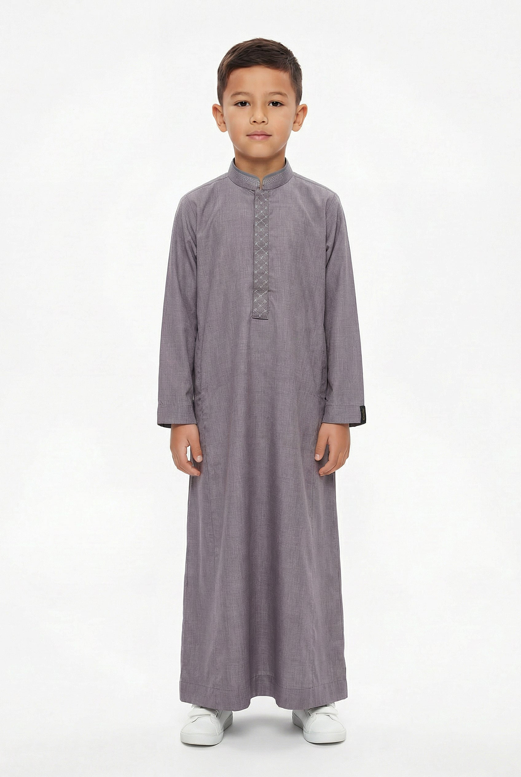 Collared Thobe Purple 959 Col 1