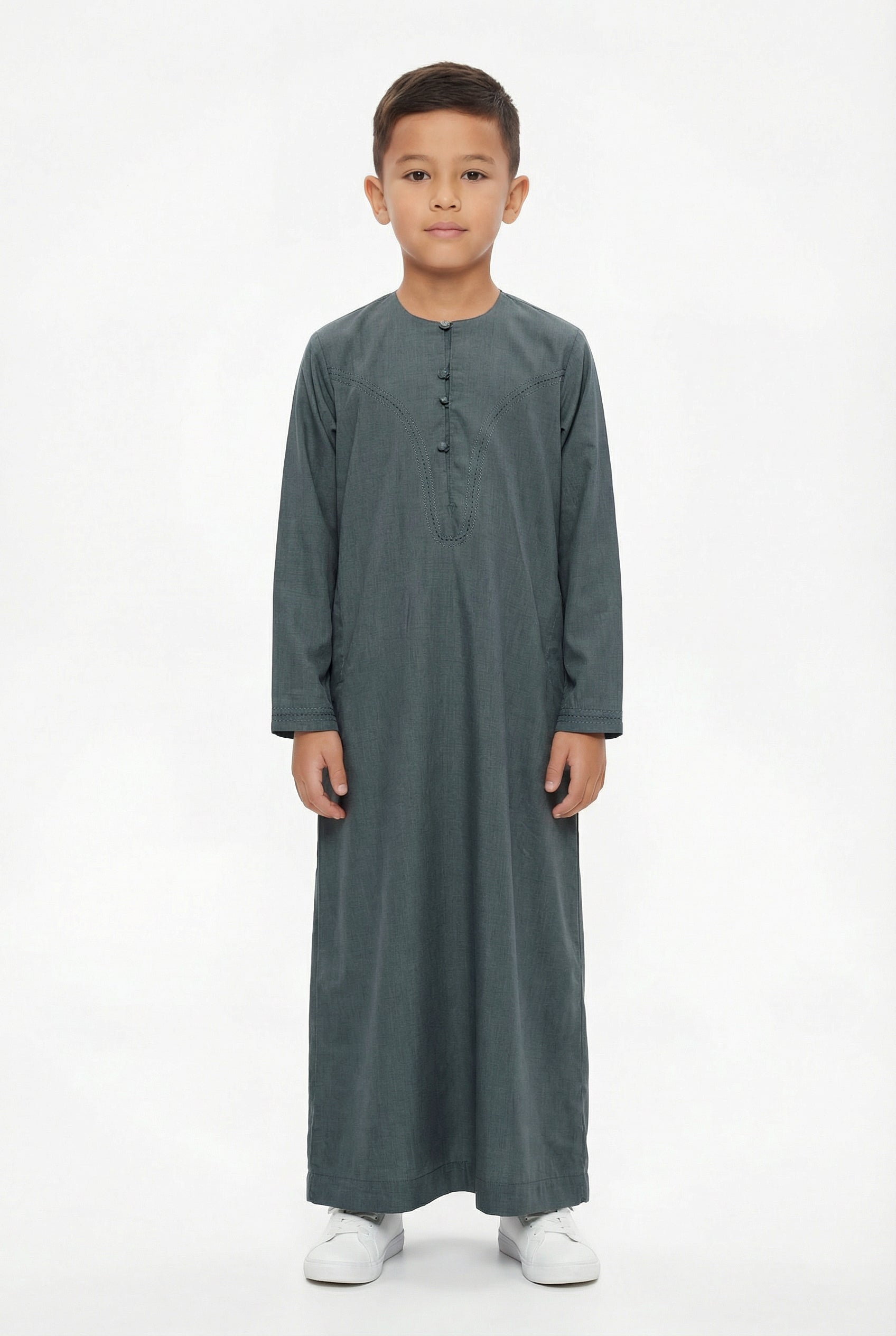 Boys Omani Thobe Green 965 Col 03