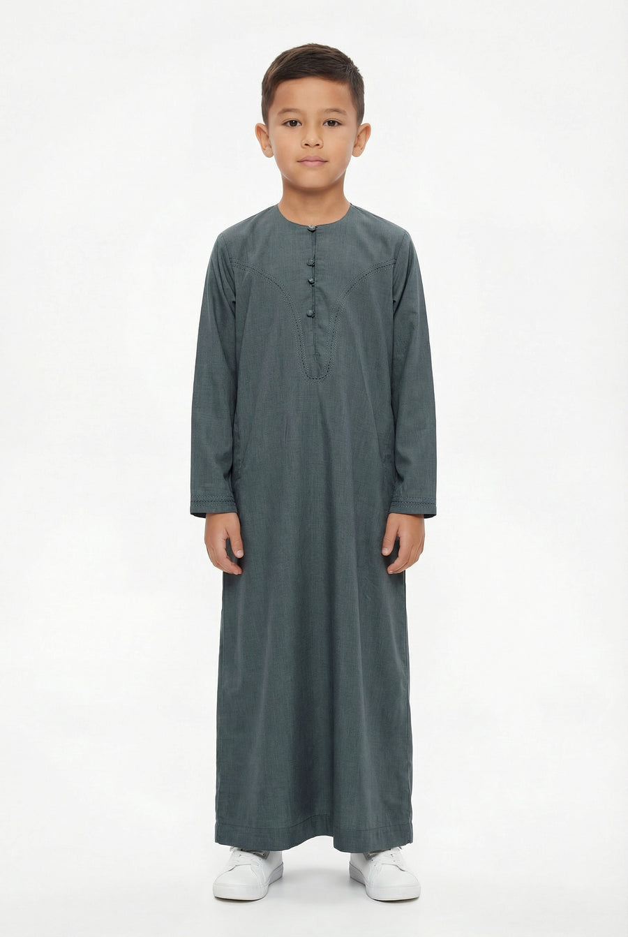 Boys Omani Thobe Green 965 Col 03