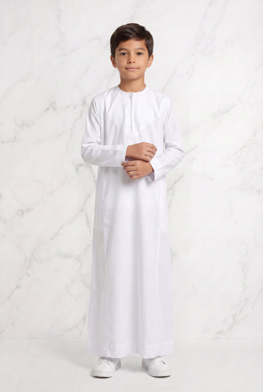 Boys Omani Thobe White 1501