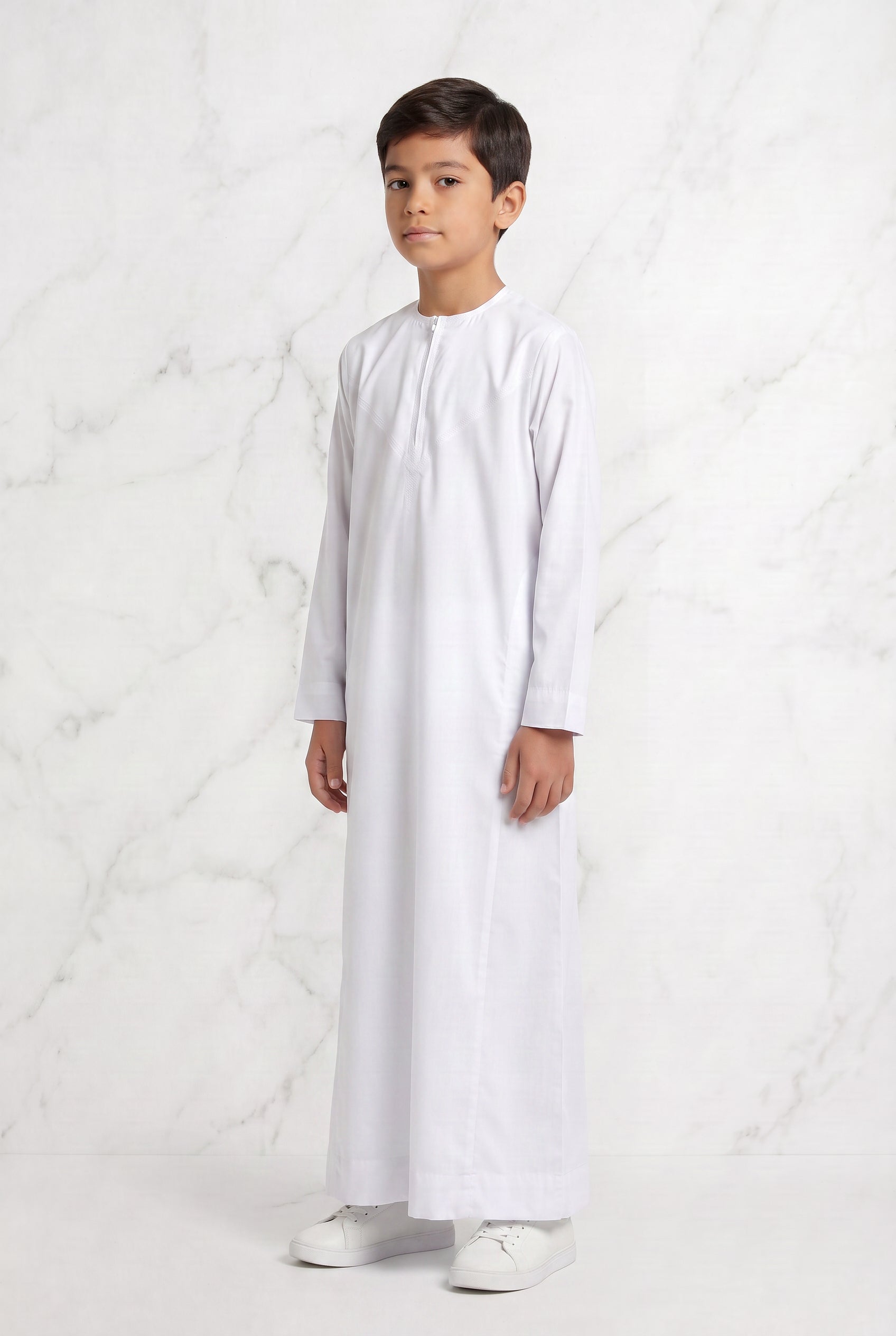 Boys Omani Thobe White 1501