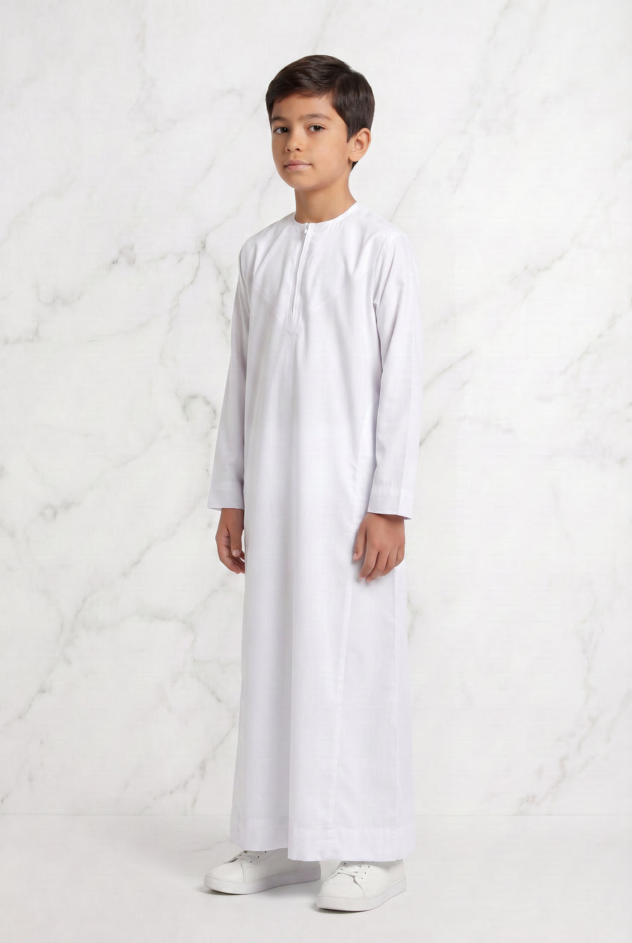 Boys Omani Thobe White 1501