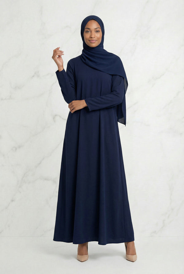 Kamila Casual Abaya Navy 141
