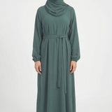Textured Abaya Bluish Green ASL-618 Col 52