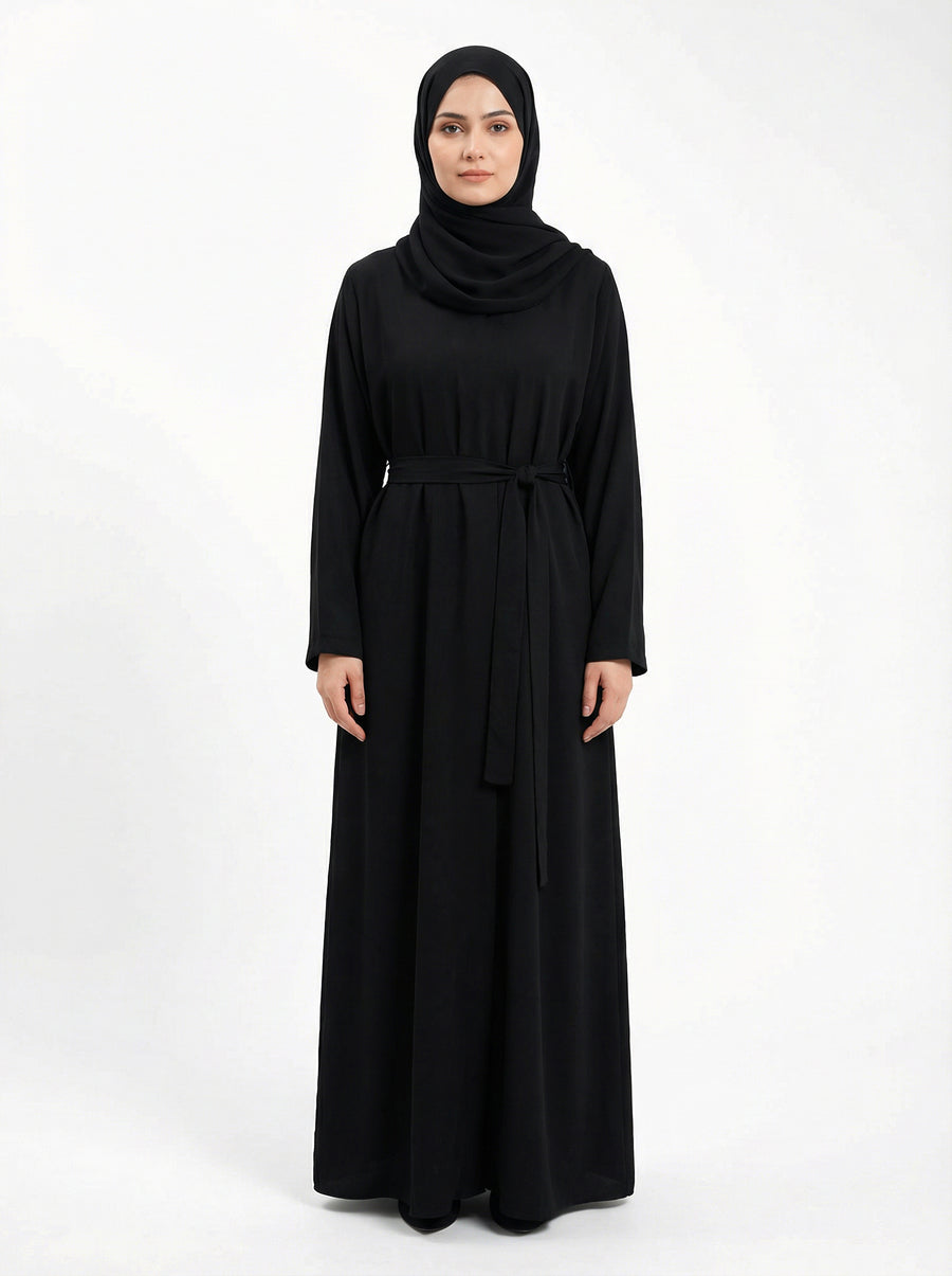 Black Everyday Abaya ASL-625