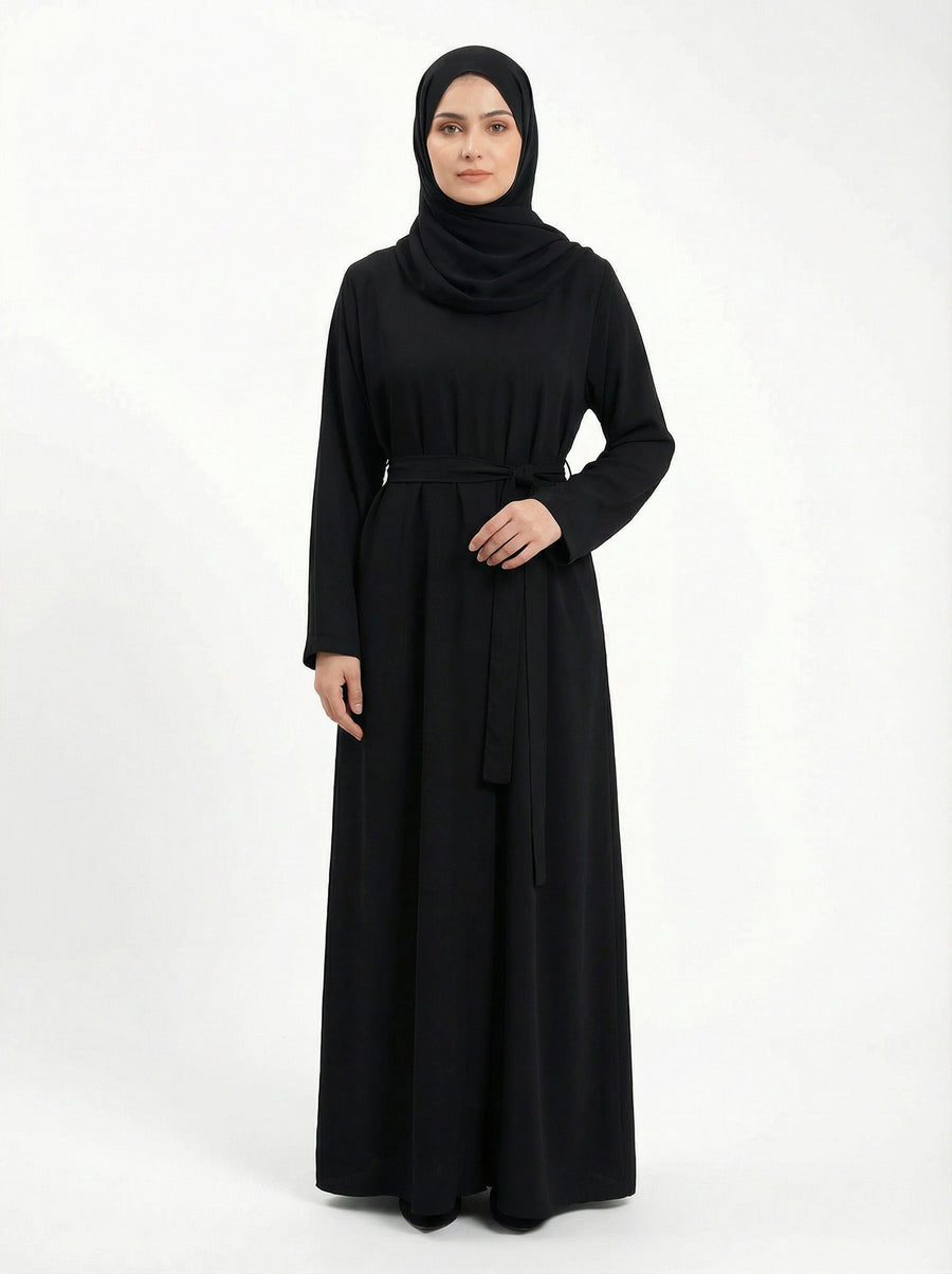 Black Everyday Abaya ASL-625