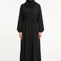 Basic Abaya Black ASL-657 Col 18