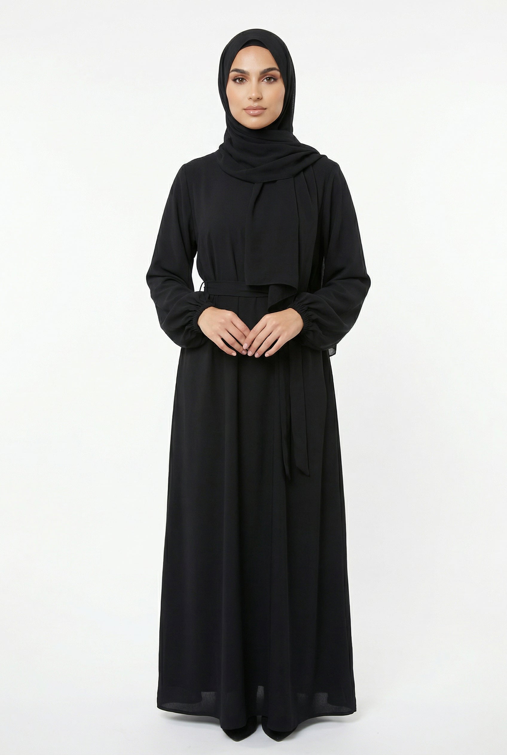Basic Abaya Black ASL-657 Col 18