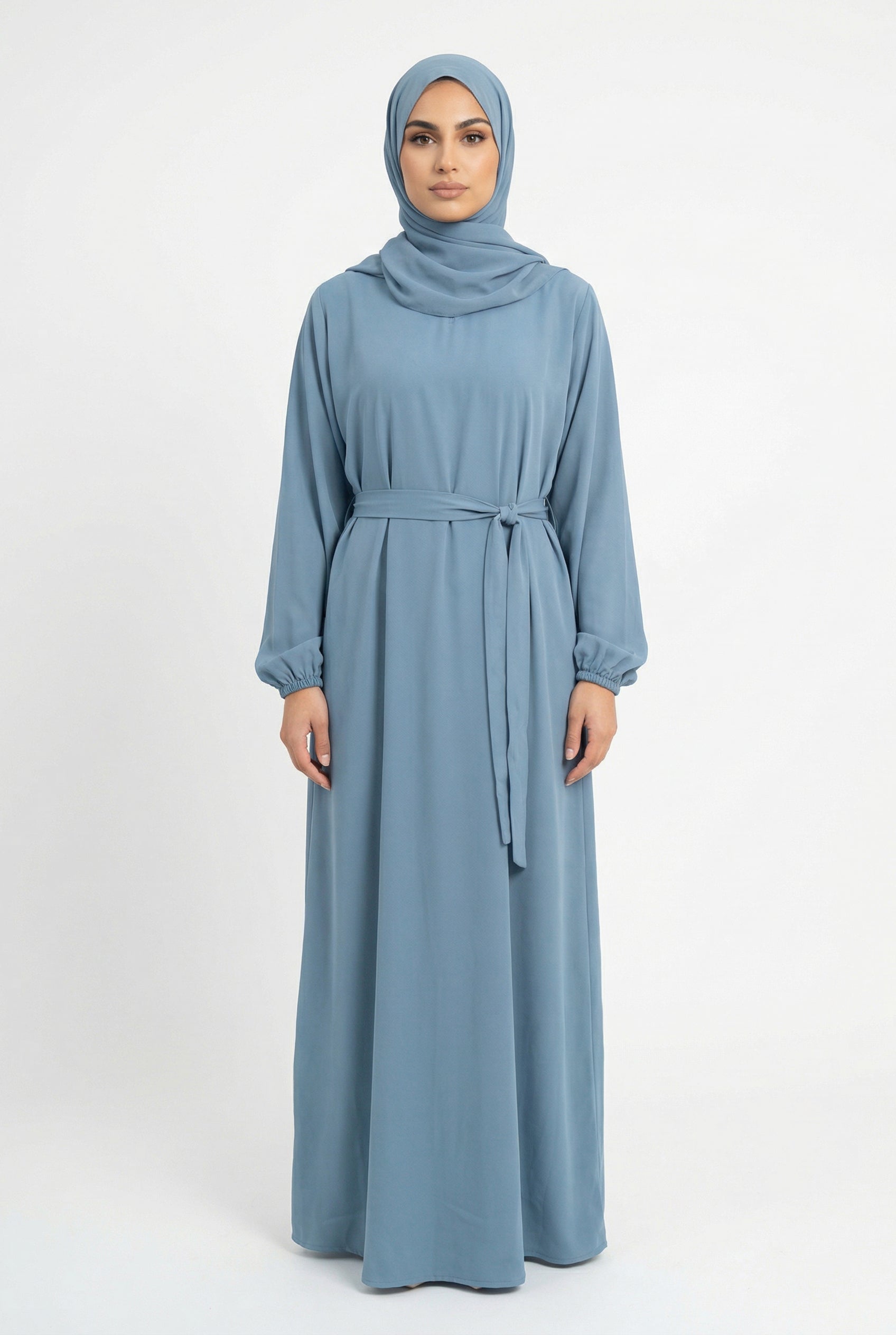 Basic Abaya Baby Blue ASL-657 Col 35