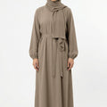 Basic Abaya Beige ASL-657 Col 4