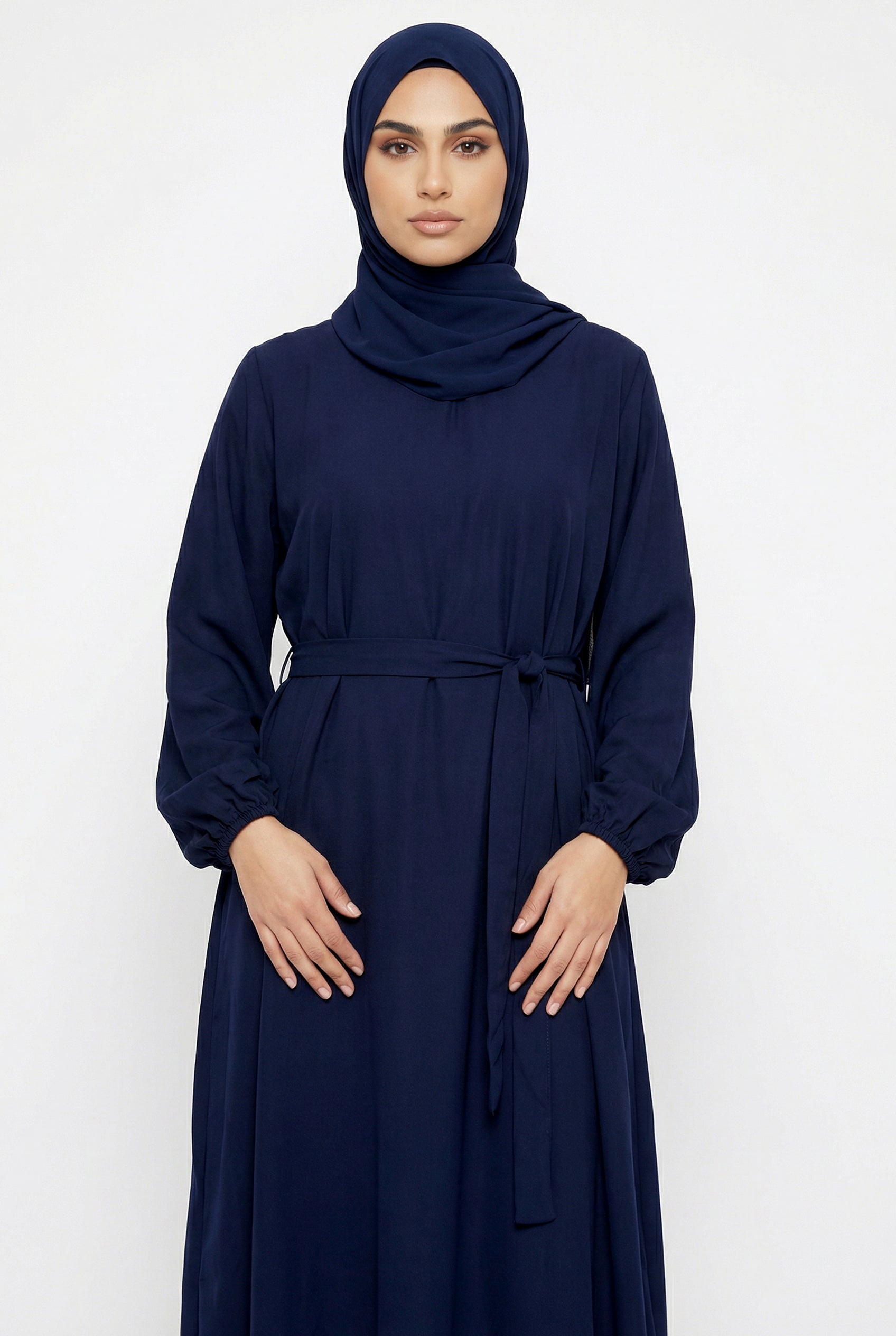 Basic Abaya Navy Blue ASL-657 Col 17
