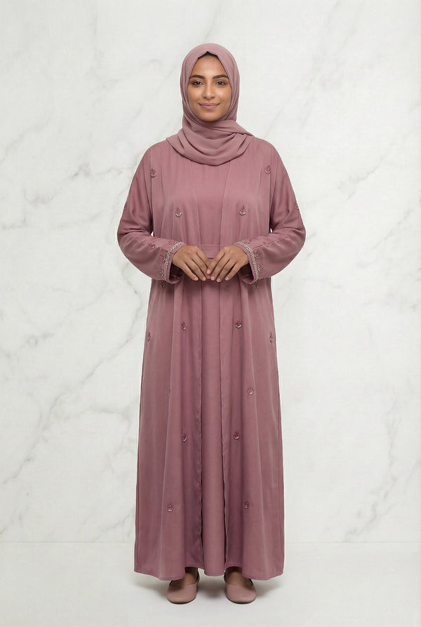 Embroidered Abaya Rose 658 Col 15