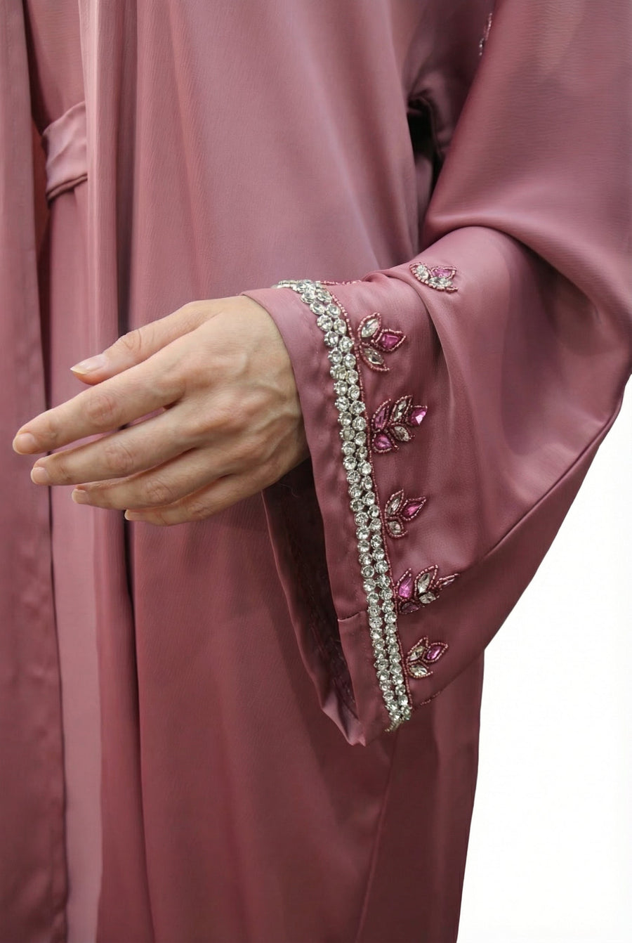Embroidered Abaya Rose 658 Col 15
