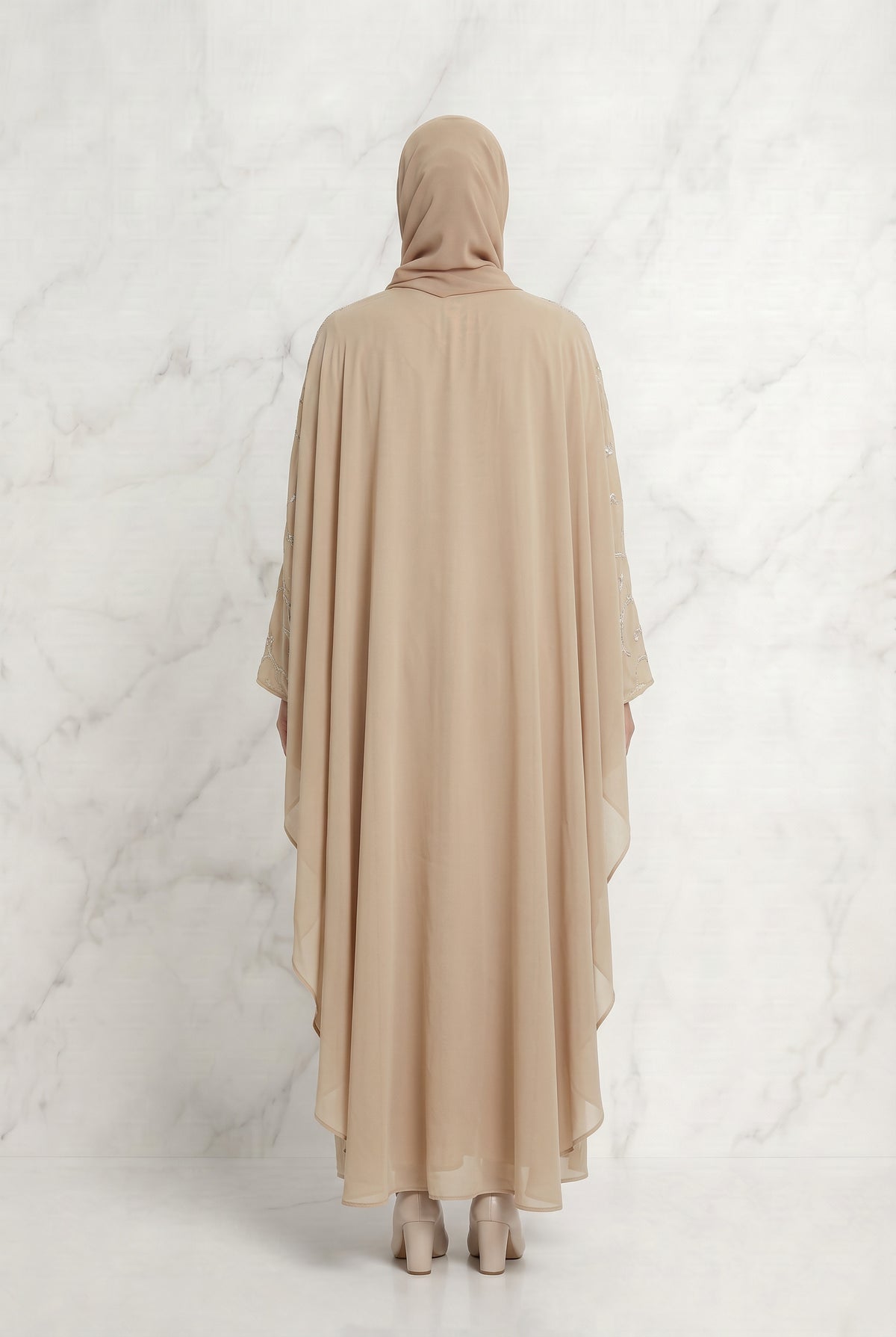 Edina Embroidered Batwing Beige 660 Col 6