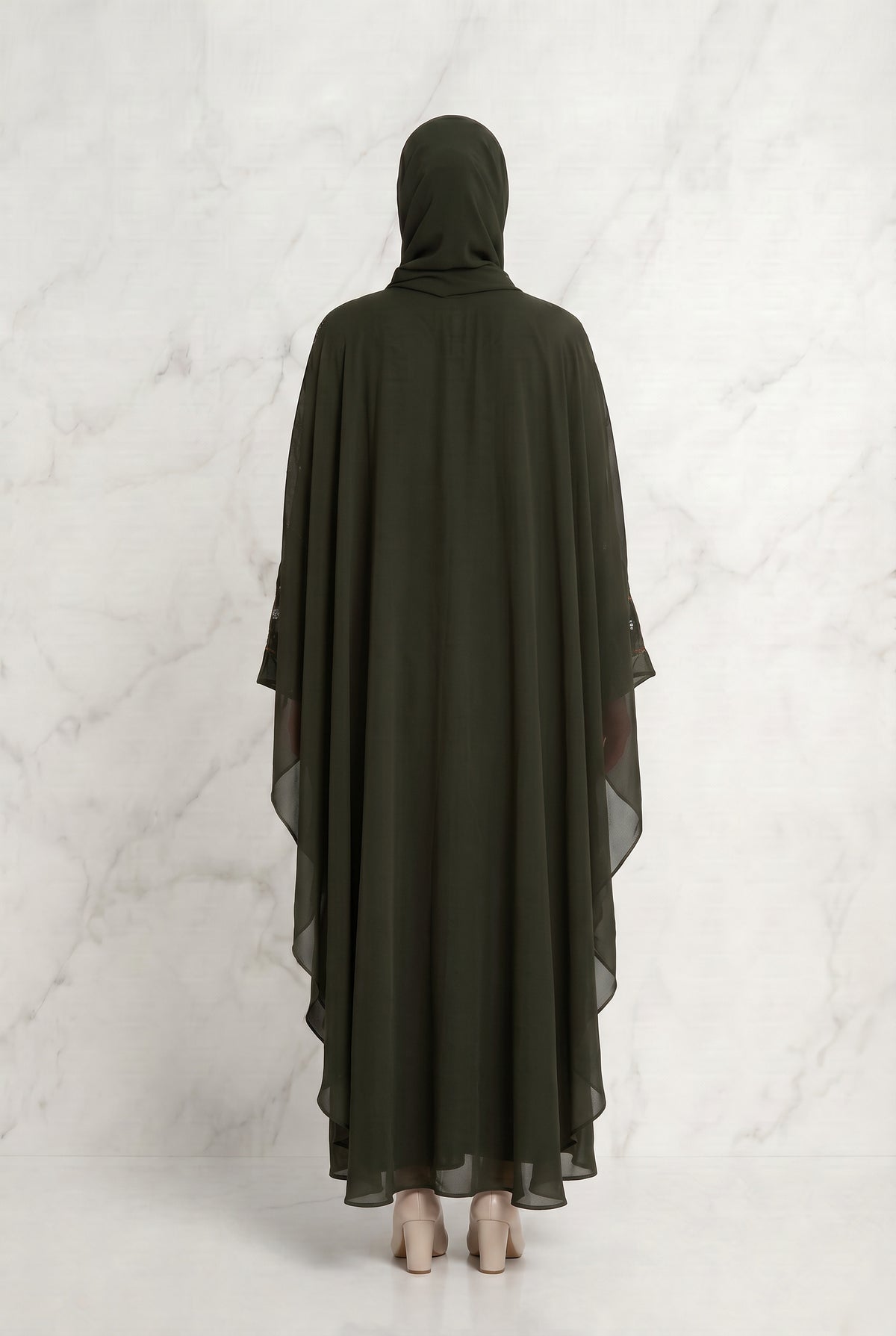 Edina Embroidered Batwing Olive 660 Col 84