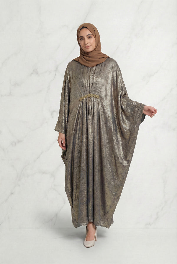 Shimmer Abaya Bronze 669 Col 14