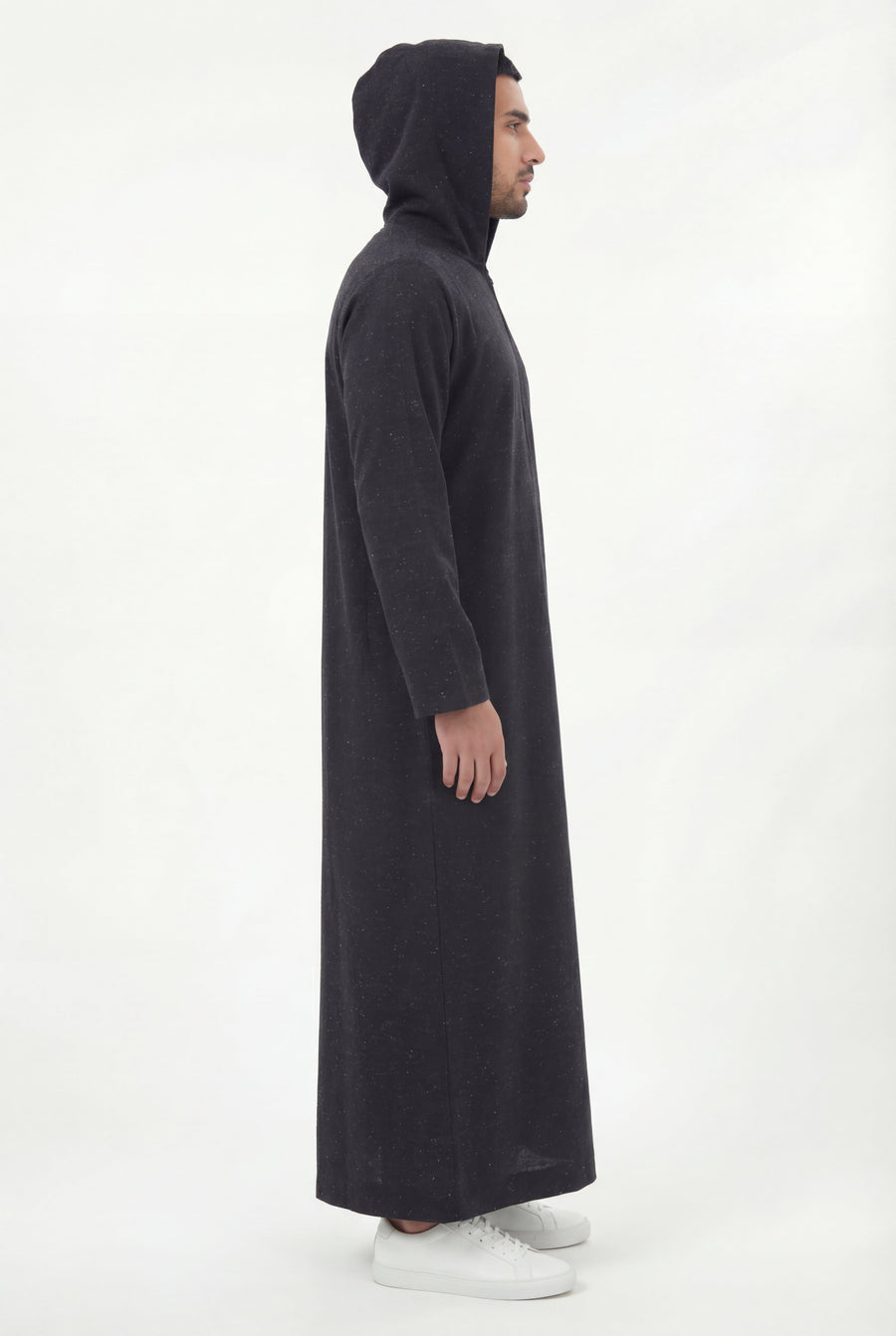 Hooded Thobe Black 1130
