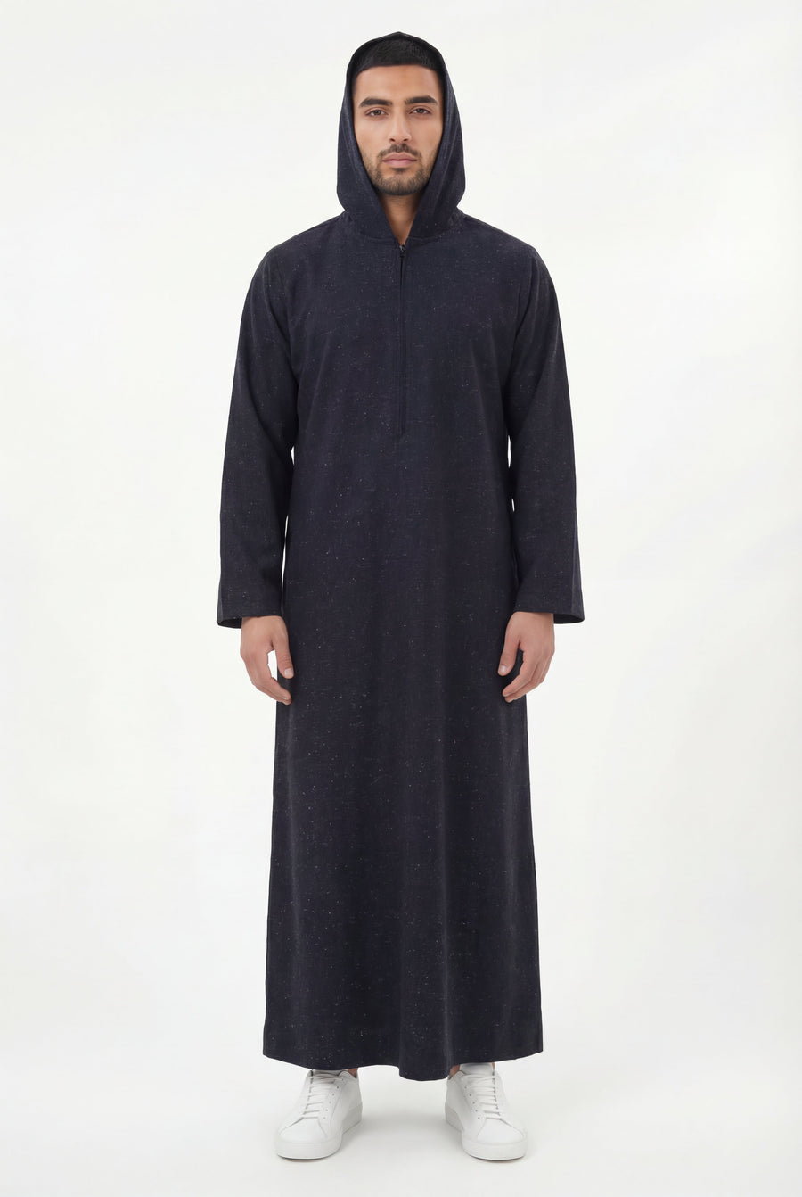 Hooded Thobe Grey 1130