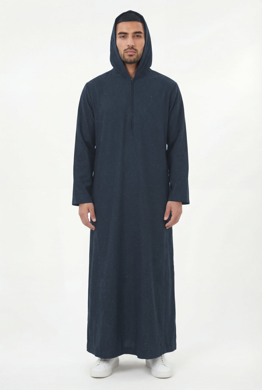 Hooded Thobe Navy Blue 1130