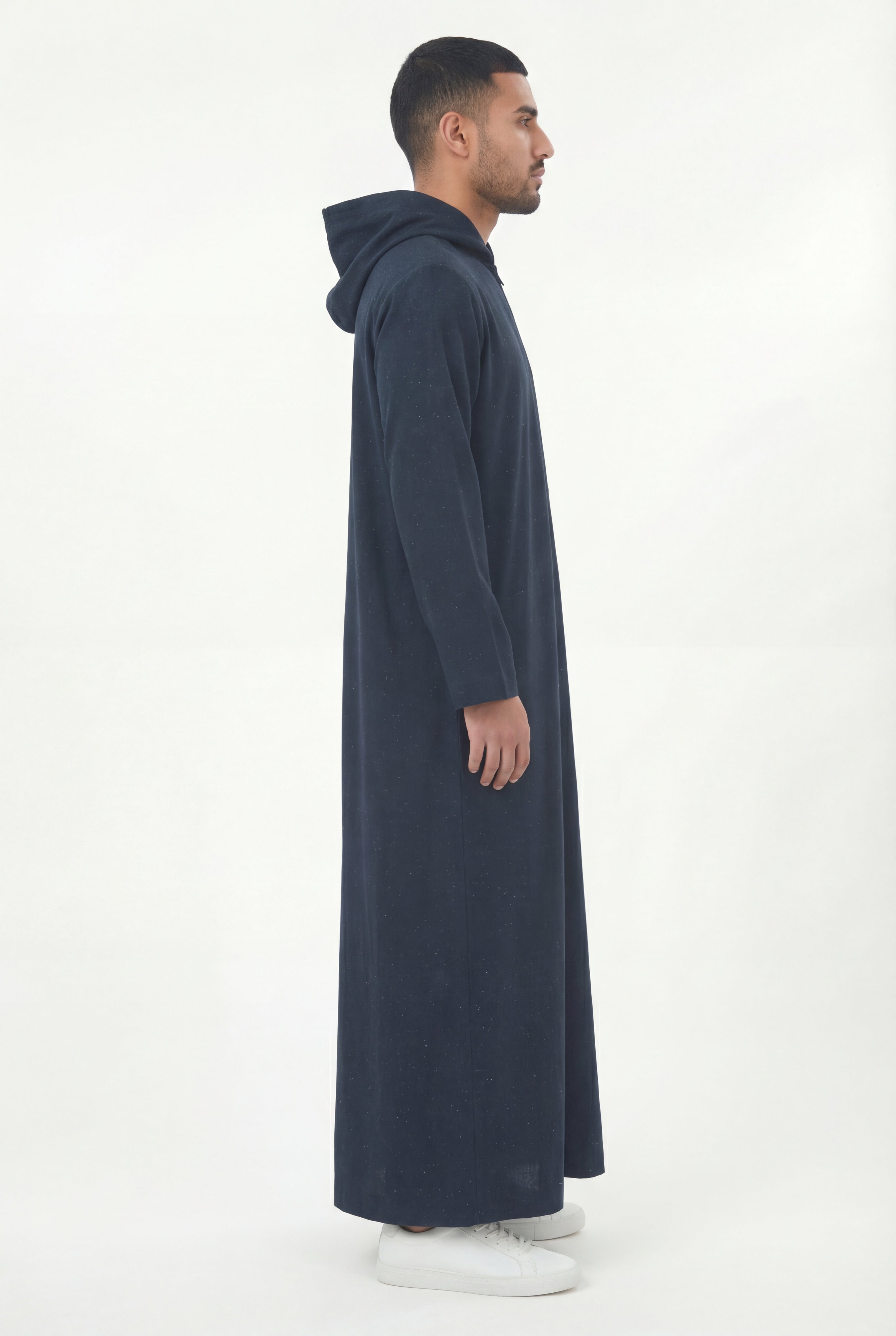 Hooded Thobe Navy Blue 1130