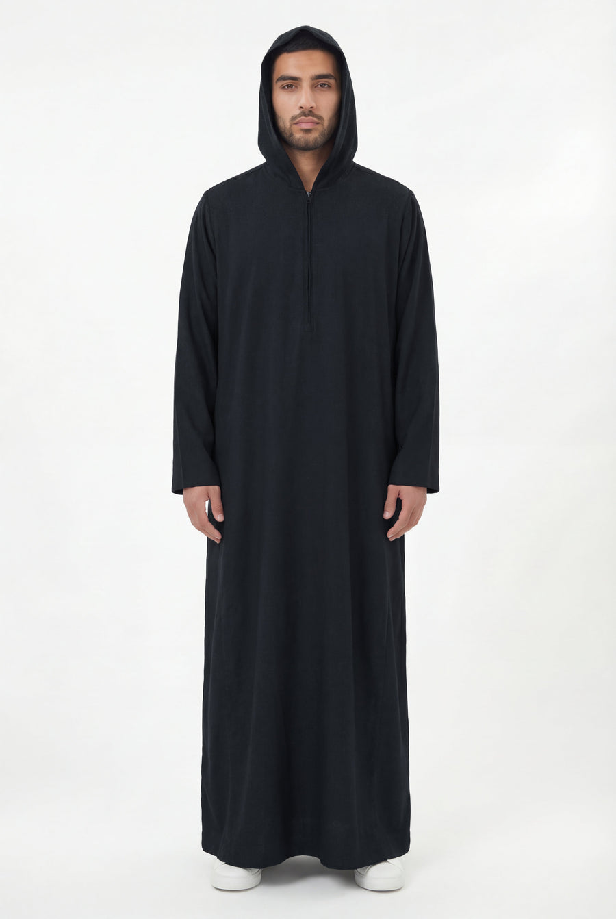 Hooded Thobe Bluish Grey 1131