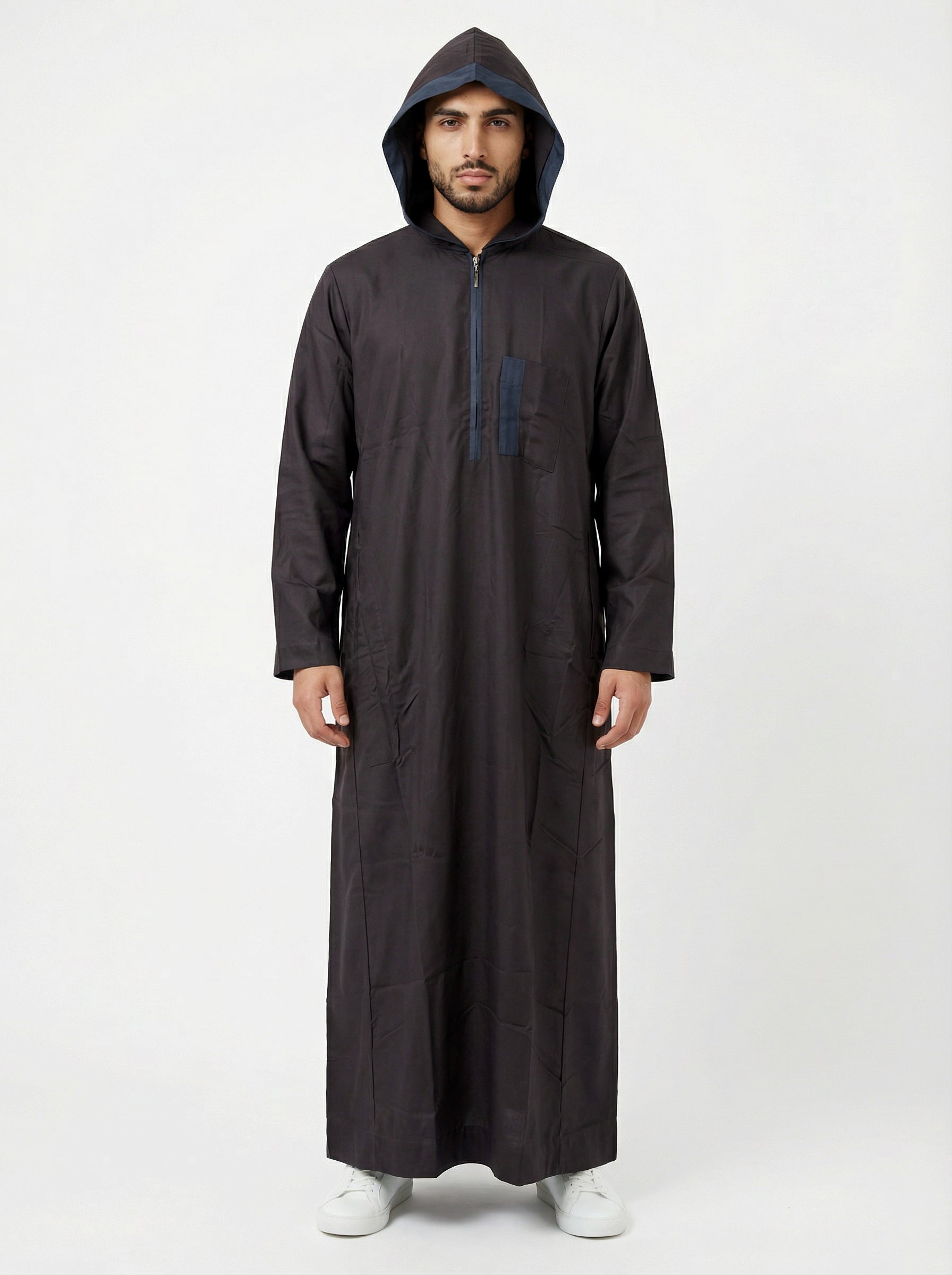 Hooded Thobe Charcoal 526 Col 03