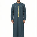 Omani Thobe Emerald Blue 923 Col 04