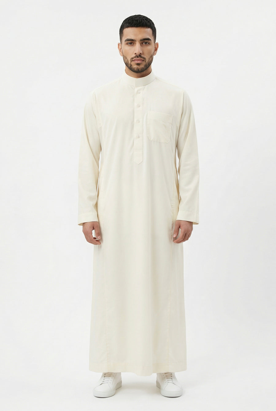 Collared Thobe Cream 94