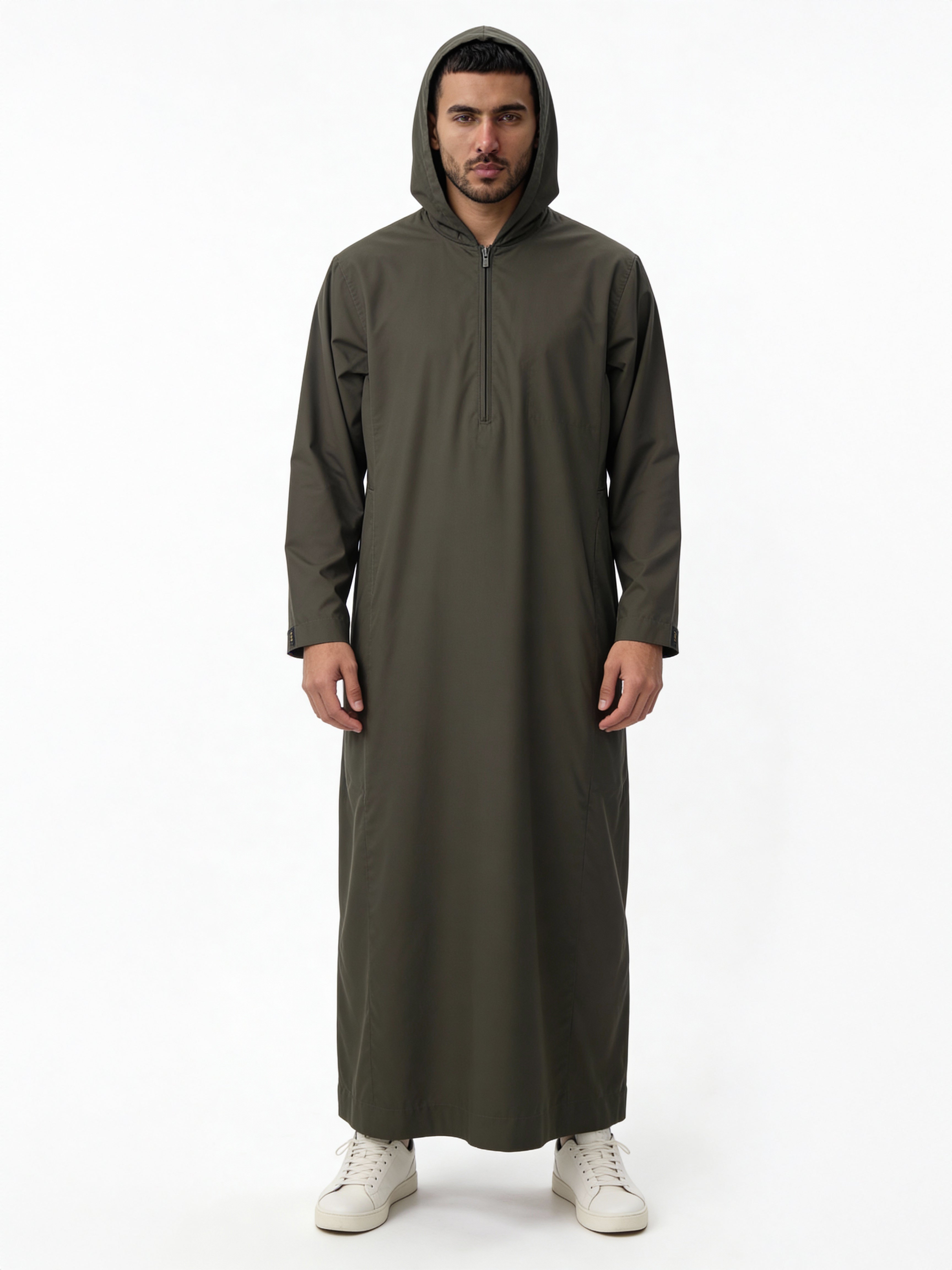 Hooded Thobe Military Green 950