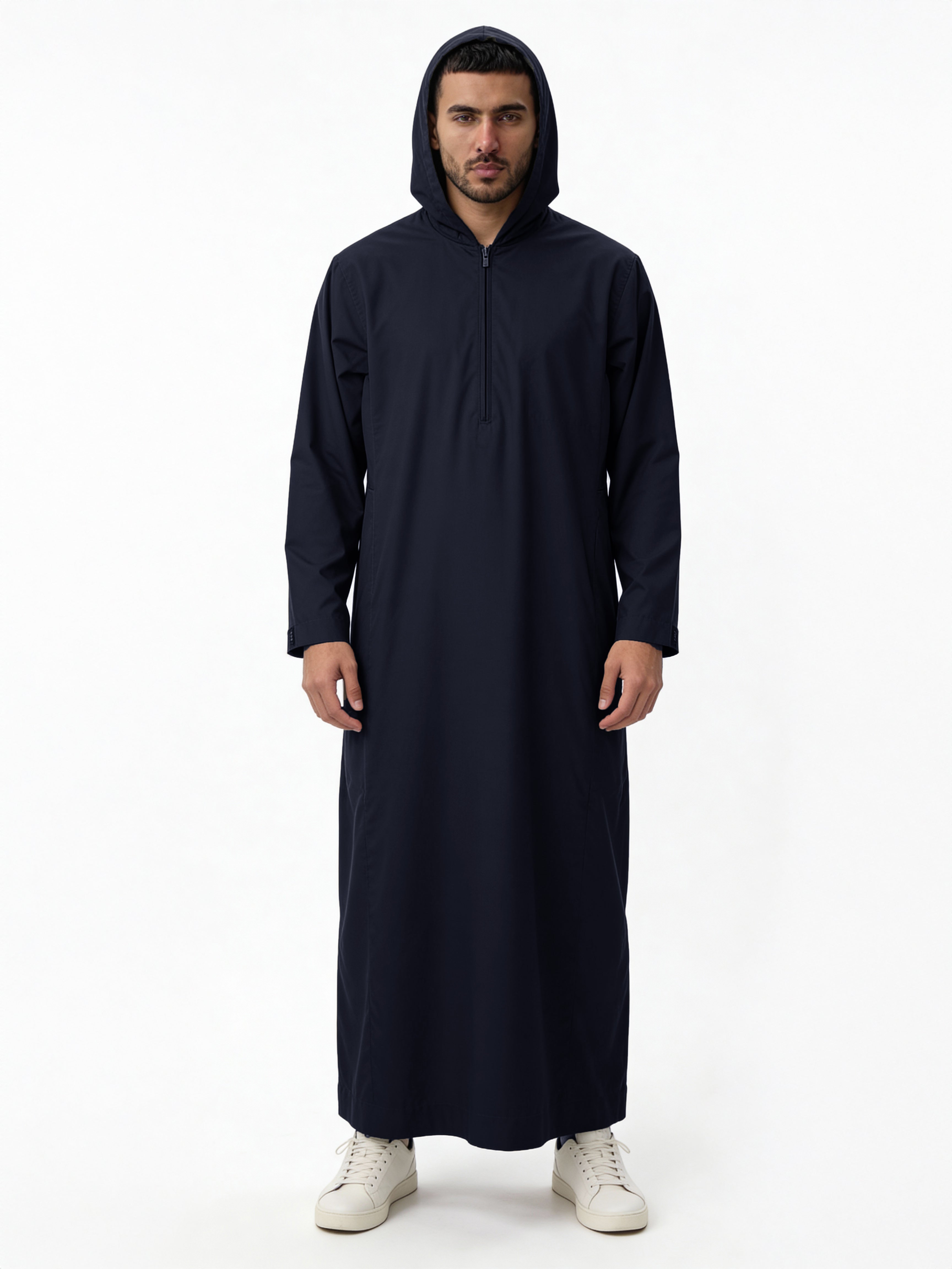 Hooded Thobe Navy Blue 950