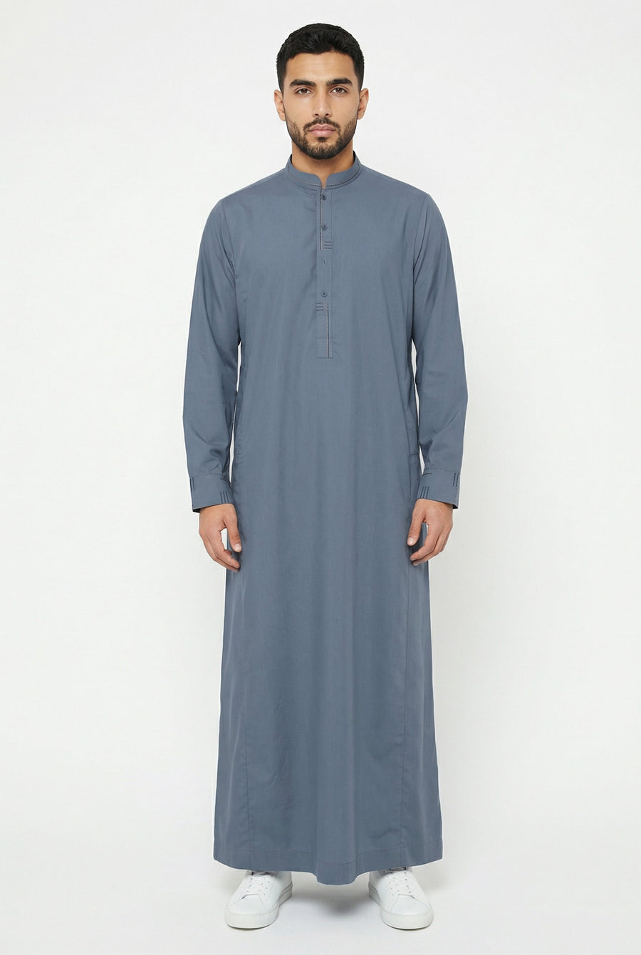 Collared Thobe Blue 956 Col 4