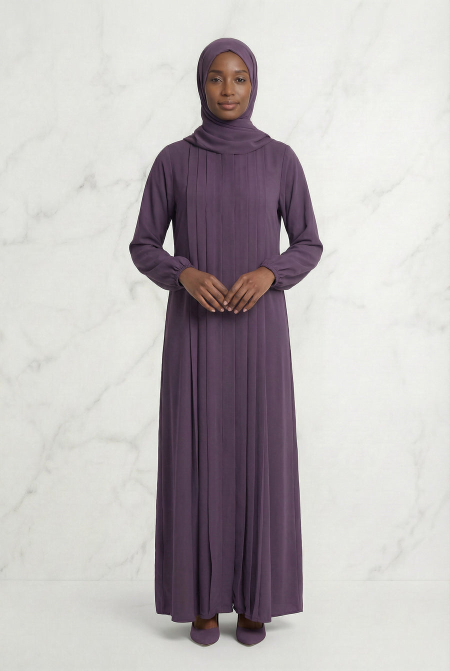 Classic Abaya Purple 659 Col 23