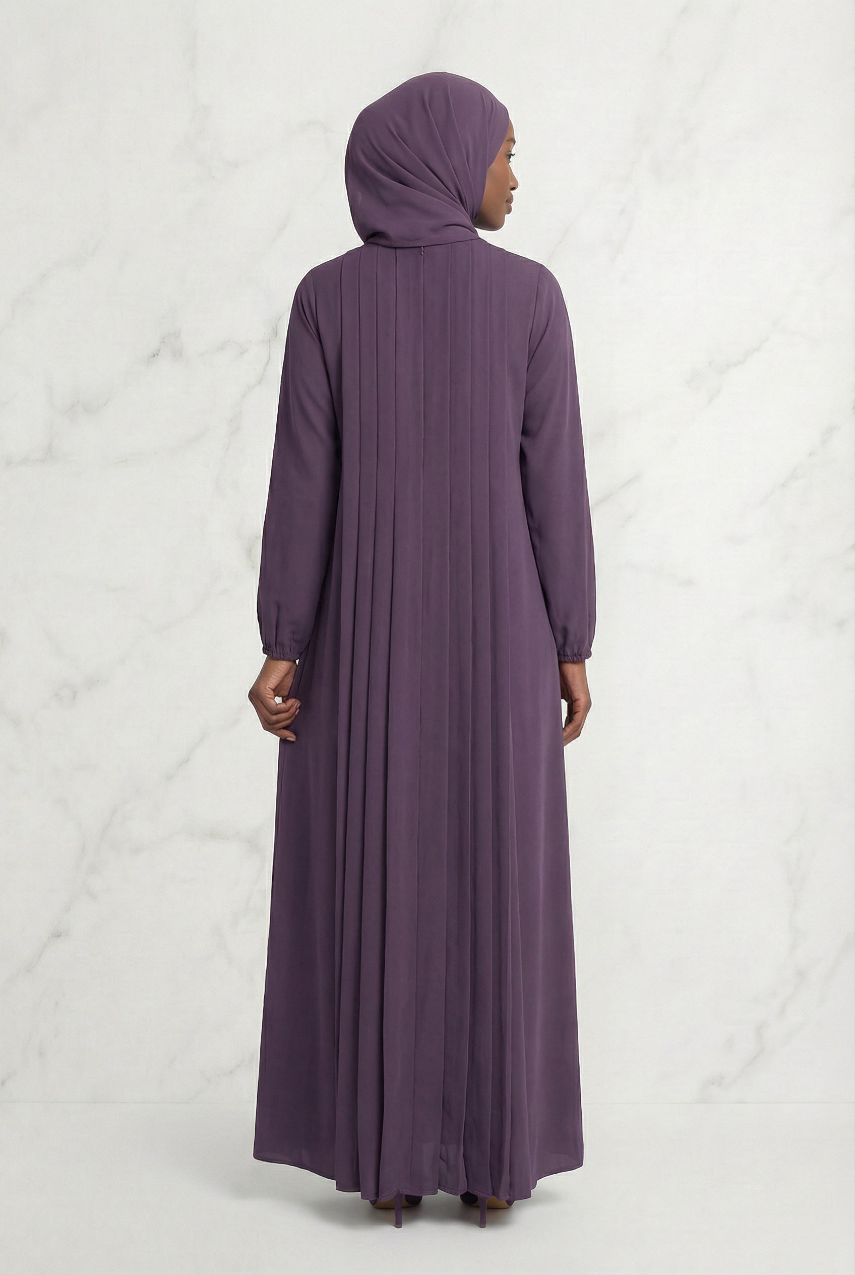 Classic Abaya Purple 659 Col 23