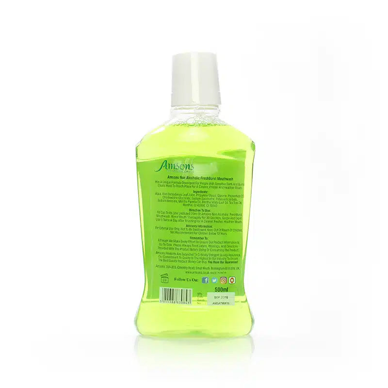 Non-Alcoholic Aloe Vera & Tea Tree Mouthwash