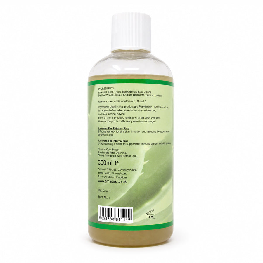 Pure & Stabilised Aloevera Fibrous Juice 300ml