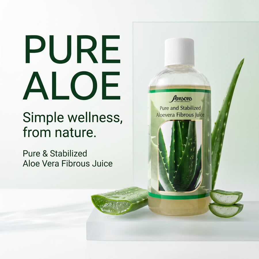 Pure & Stabilised Aloevera Fibrous Juice 300ml