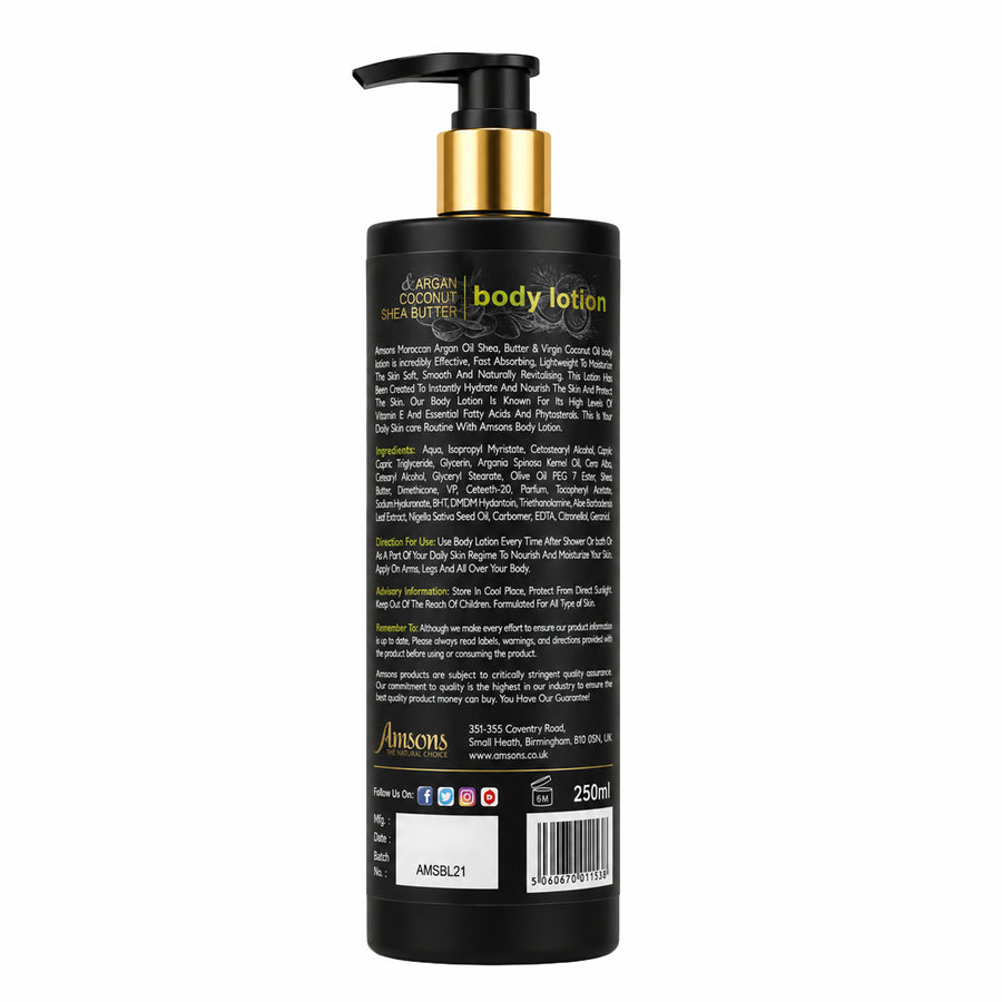 Argan Coconut Shea Butter Body Lotion